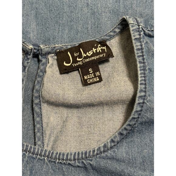 J for Justify Chambray Top, Size S - Picture 3 of 4